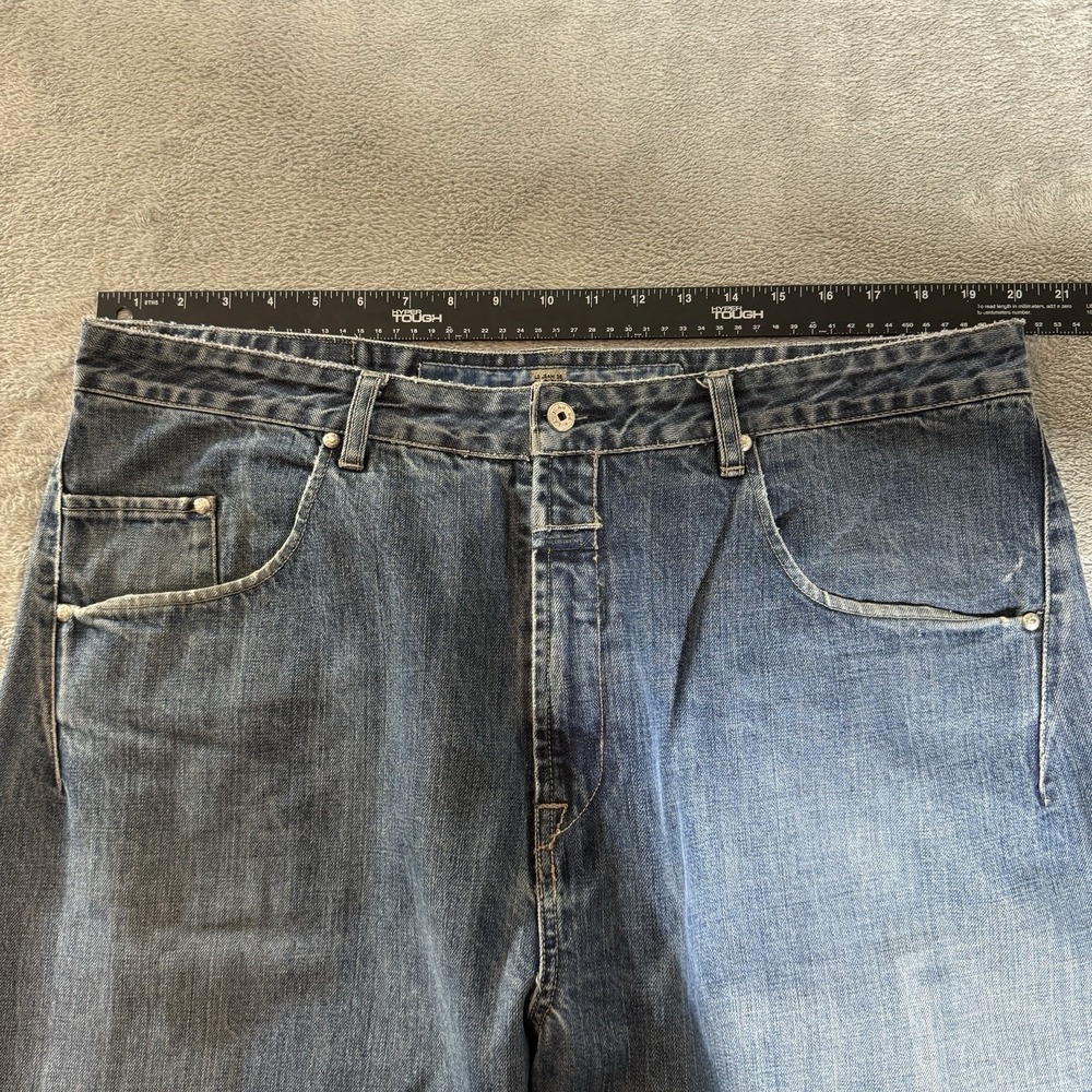 Marithe Francois Girbaud Baggy Denim Jeans Men's 40x33 Skater Y2K - Picture 12 of 14